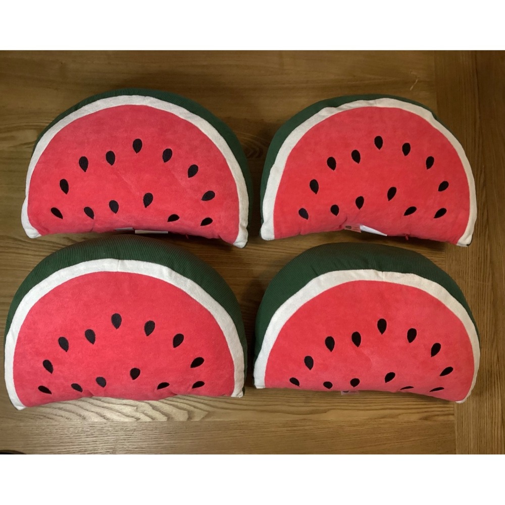Watermelon Throw Pillows 4 Pack by Oeko Tex Standard 100 New in Package.